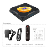 Box Android TV 4K UHD 2Go/16G + Clavier