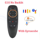 G10S Pro Air Mouse Backlit Voice Remote Control Wireless Google player IR Learning G10 Gyroscope for Android TV Box H96 max