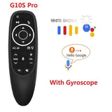 G10S Pro Air Mouse Backlit Voice Remote Control Wireless Google player IR Learning G10 Gyroscope for Android TV Box H96 max