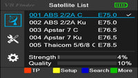 Pointeur Satellite Numérique V8 GTMedia, SatFinder Satellite DVB S/S2/S2X HD 1080P Astra/Hotbird/Eutelsat/Other