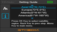 Pointeur Satellite Numérique V8 GTMedia, SatFinder Satellite DVB S/S2/S2X HD 1080P Astra/Hotbird/Eutelsat/Other