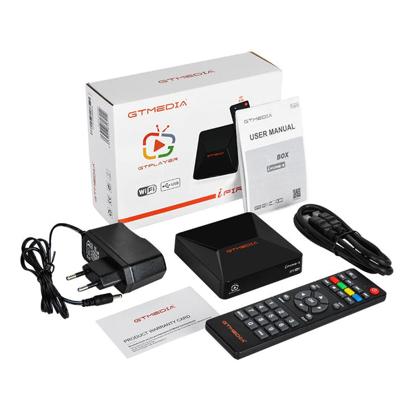 GTmedia Smart Tv Box ifire 2 Support M3u Youtube And 2.4G Wireless Remote Upgrade 1080P HD TV Player H.265 in wifi